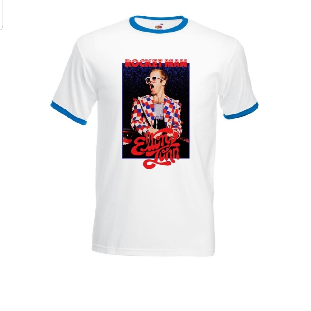 Elton John "Rocketman" Ringer Tee🤩